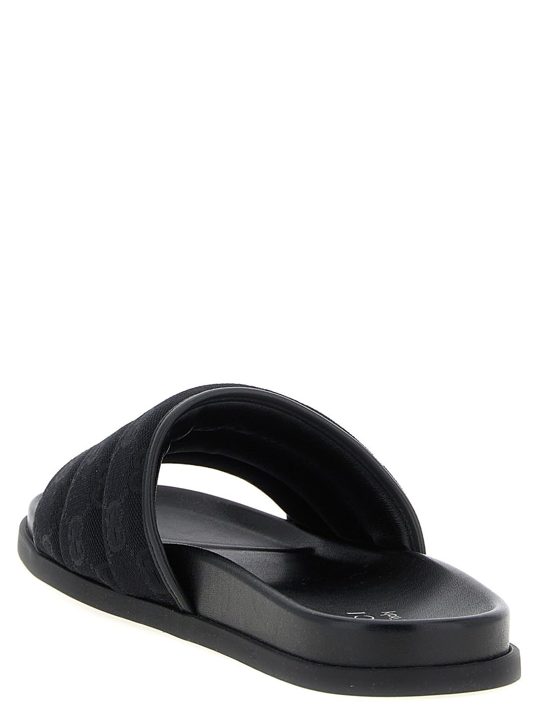 Gucci Gg Slides Sandals - Black | 1c33cdb3d7e54cd7ab26ce1bfbf4082a2c5e4853