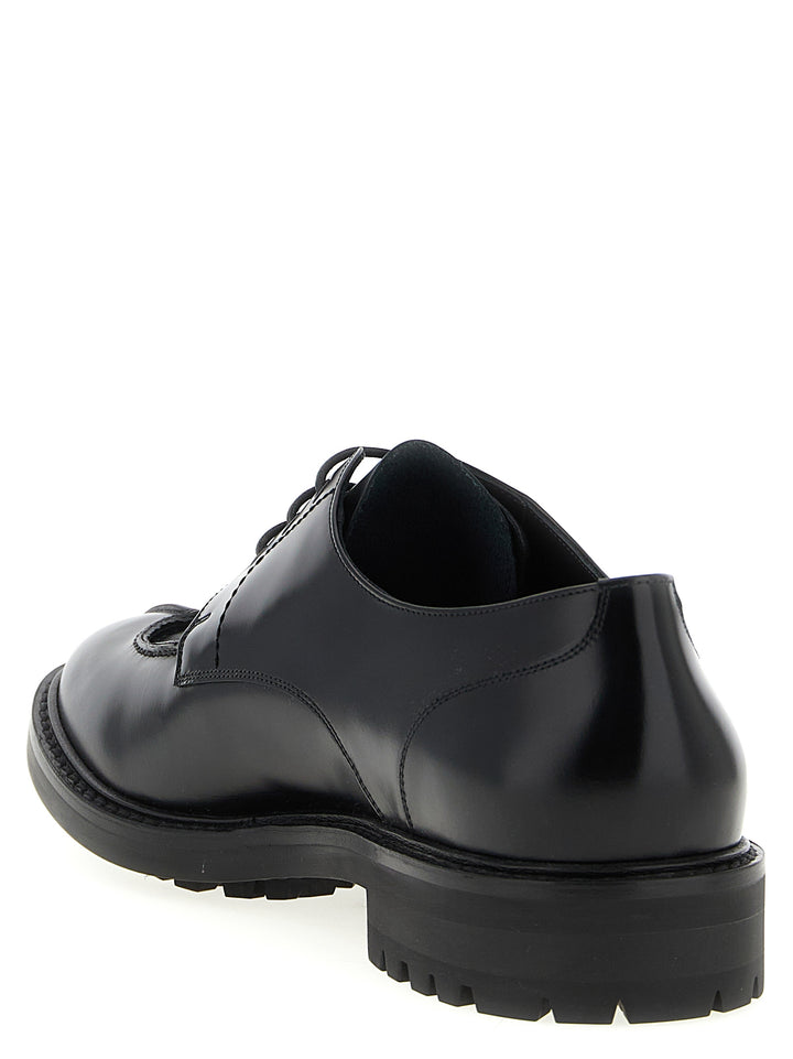 Saint Laurent Lino Lace Up Shoes - Black | a669bd514c493b1327c8a68d9a2f17bcd01ac1ca
