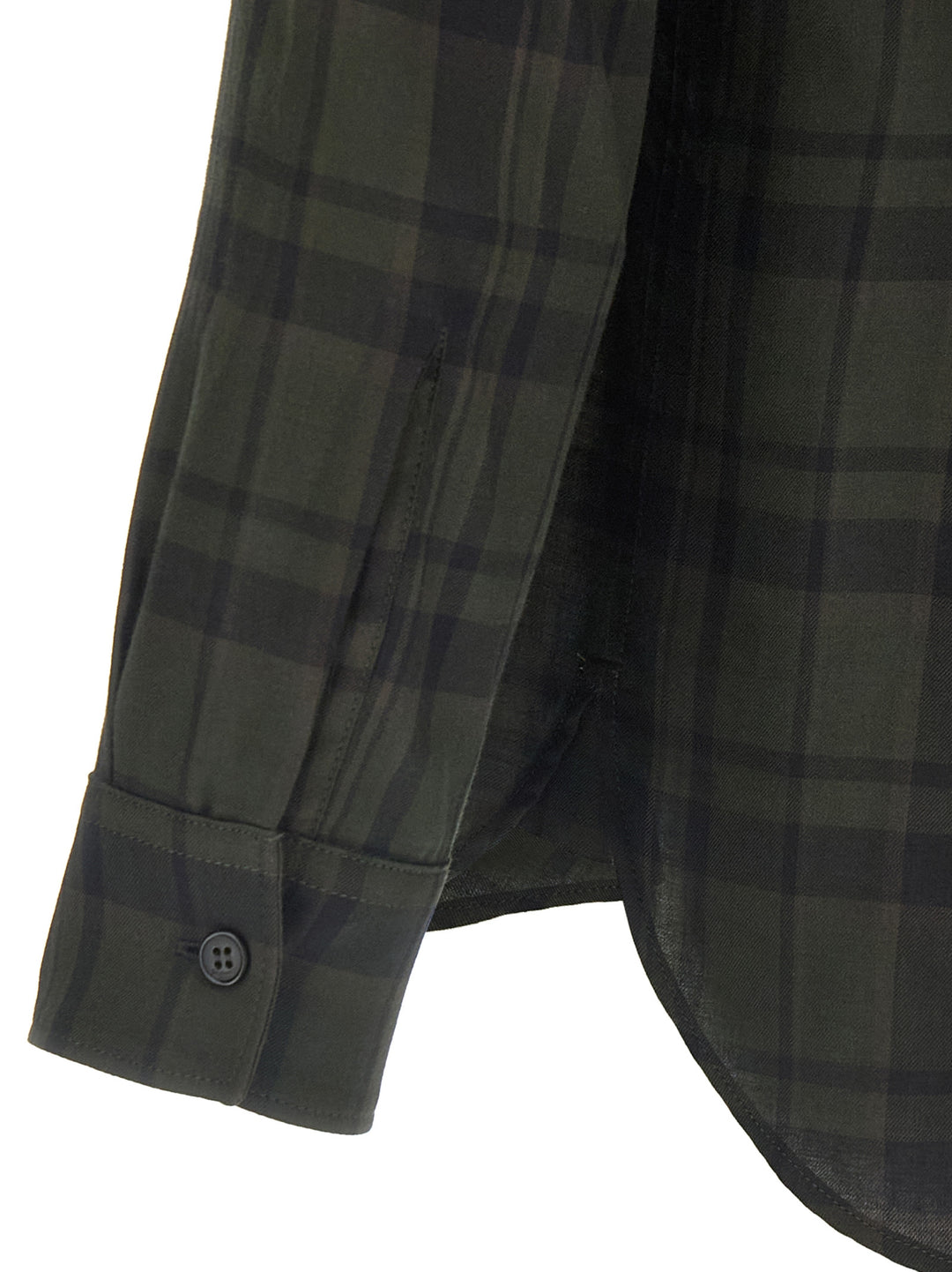 Saint Laurent Cassandre Shirt Shirt and Blouse - Green | c57498326781fa960581eea7289846e980555151