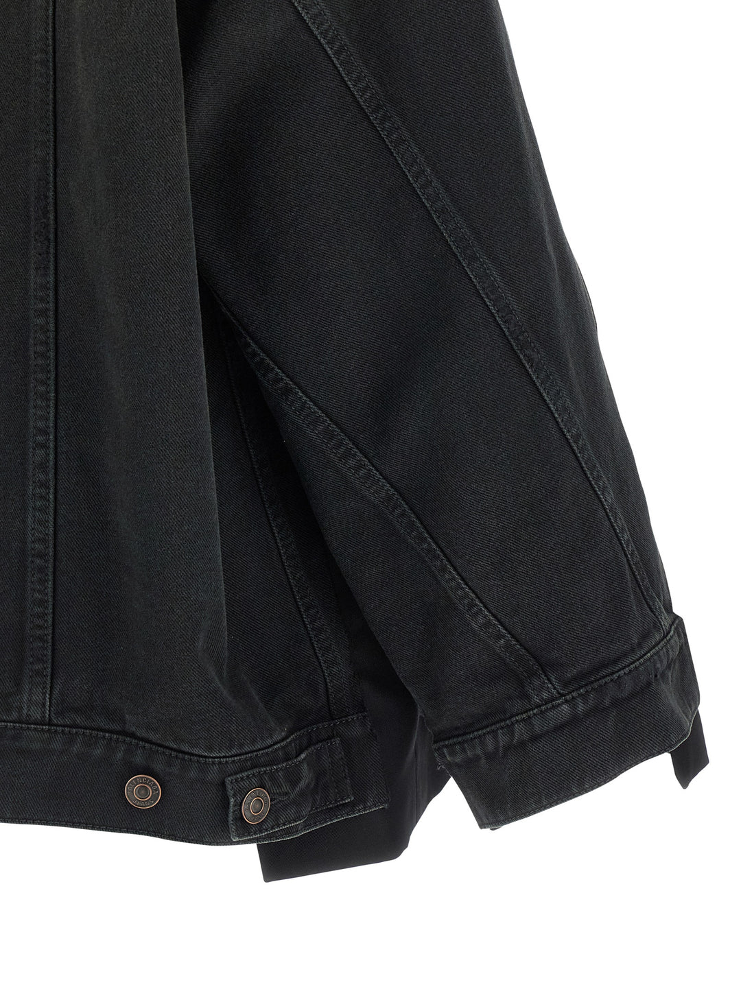 Balenciaga Denim Jacket - Blazer Puffer Jackets - Black | 1ec8c64dd7b3426bf95a8391f78d0778cc31e0d6