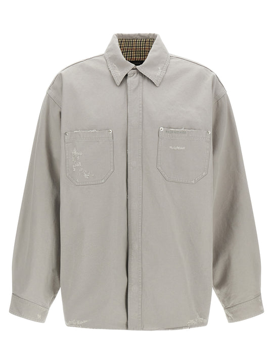 Workwear Shirt And Blouse Gray