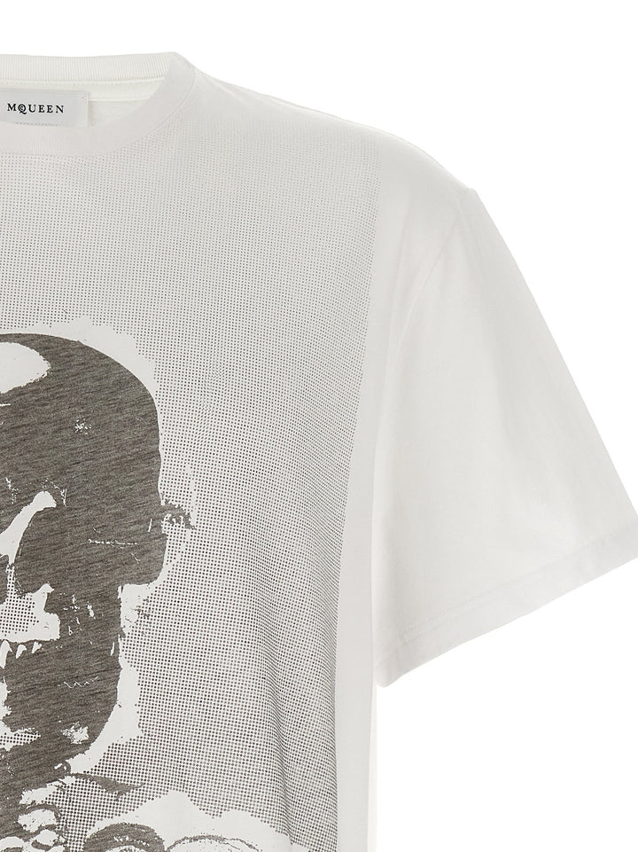 Mcqueen Skeleton T-shirt - White/Black | 901598912e8bdd7a15c6741b7d18480cdd0138d7