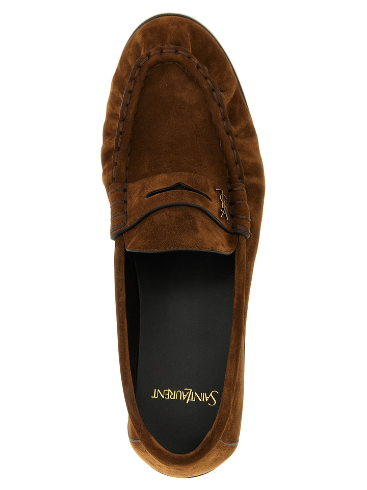 Saint Laurent Le Loafer Loafers - Brown | 27780a06201e97ec708c508bbfeea8e95dff68c1
