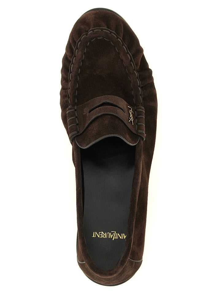 Saint Laurent Le Loafer Loafers - Brown | bc410ff3db42b2d27f6d56c76378bdcc981f83a5