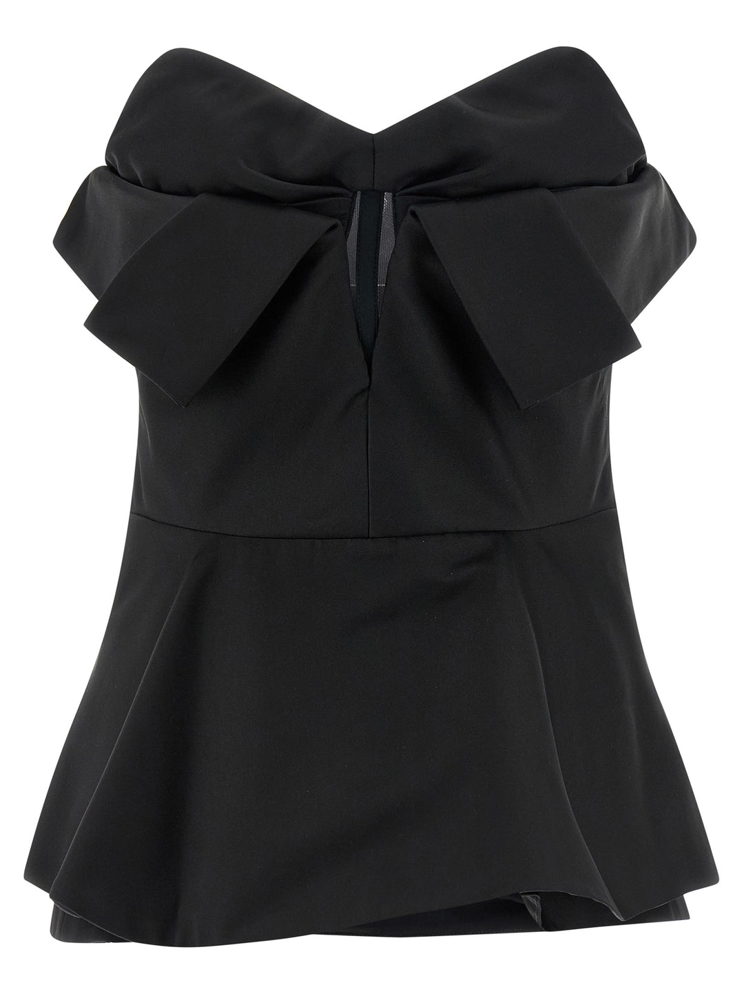 Mcqueen Bustier Top Tops - Black | fe683454d3349b24f14d73e518e275ed47ca1637