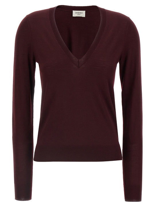 Wool Sweater Sweaters And Cardigans Bordeaux