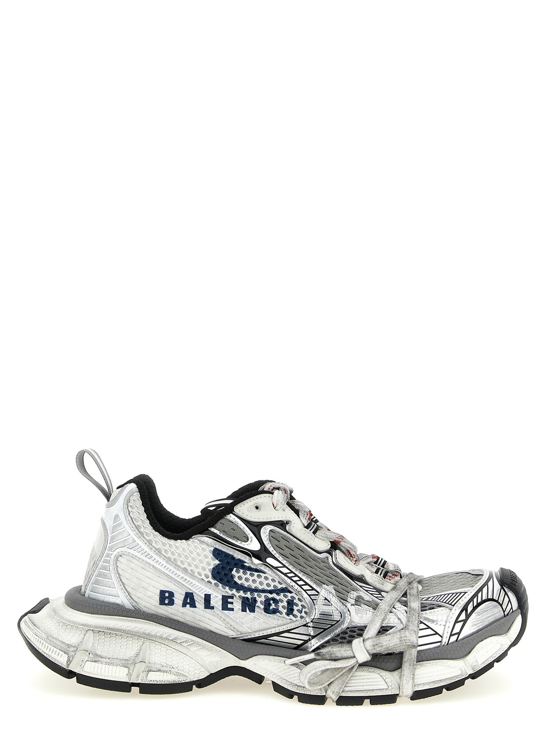 Balenciaga 3xl Split Logo Sneakers - Gray | 245f5dfe94beb97222358d8892b2c68a452b6f15
