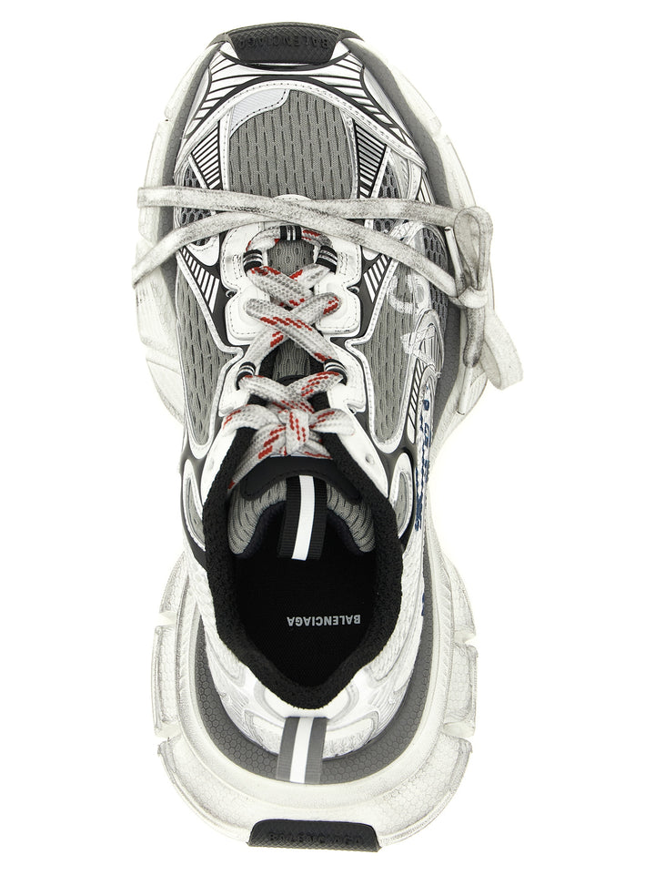Balenciaga 3xl Split Logo Sneakers - Gray | ccb7ad441309d5b086c21087f83ff527d857189f
