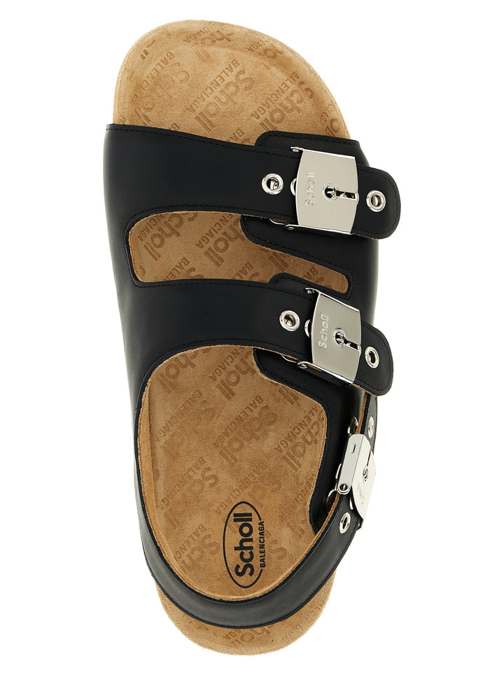 Balenciaga Balenciaga X Scholl Sandals - Black | 8eb9e83ef33b28b48c9ed10b41ec4b15964a1fdb