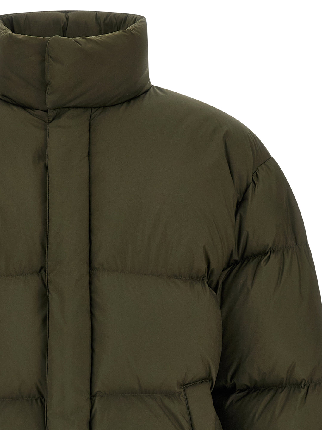 Saint Laurent Padded Down Jacket Puffer Jackets - Green | 4471569c0ccc8112ead38fa5c7469c4314899761