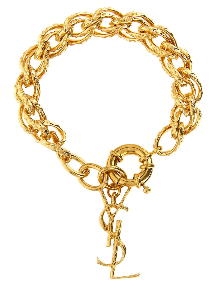 Saint Laurent String Chain Bracelet Jewelry - Gold | d949c6fdab8c5ac0ac18f05add86ad9365e94aa9