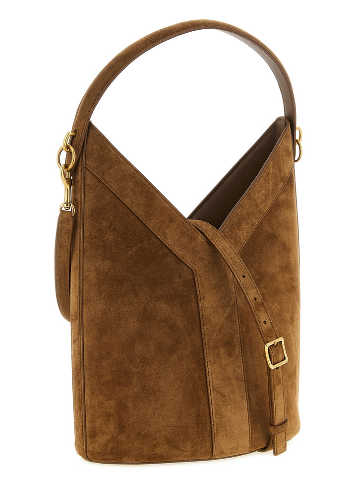 Saint Laurent Y Long Shoulder Bags - Brown | 8d579bf6f23b2bc5fe4bf899514d05483add6016