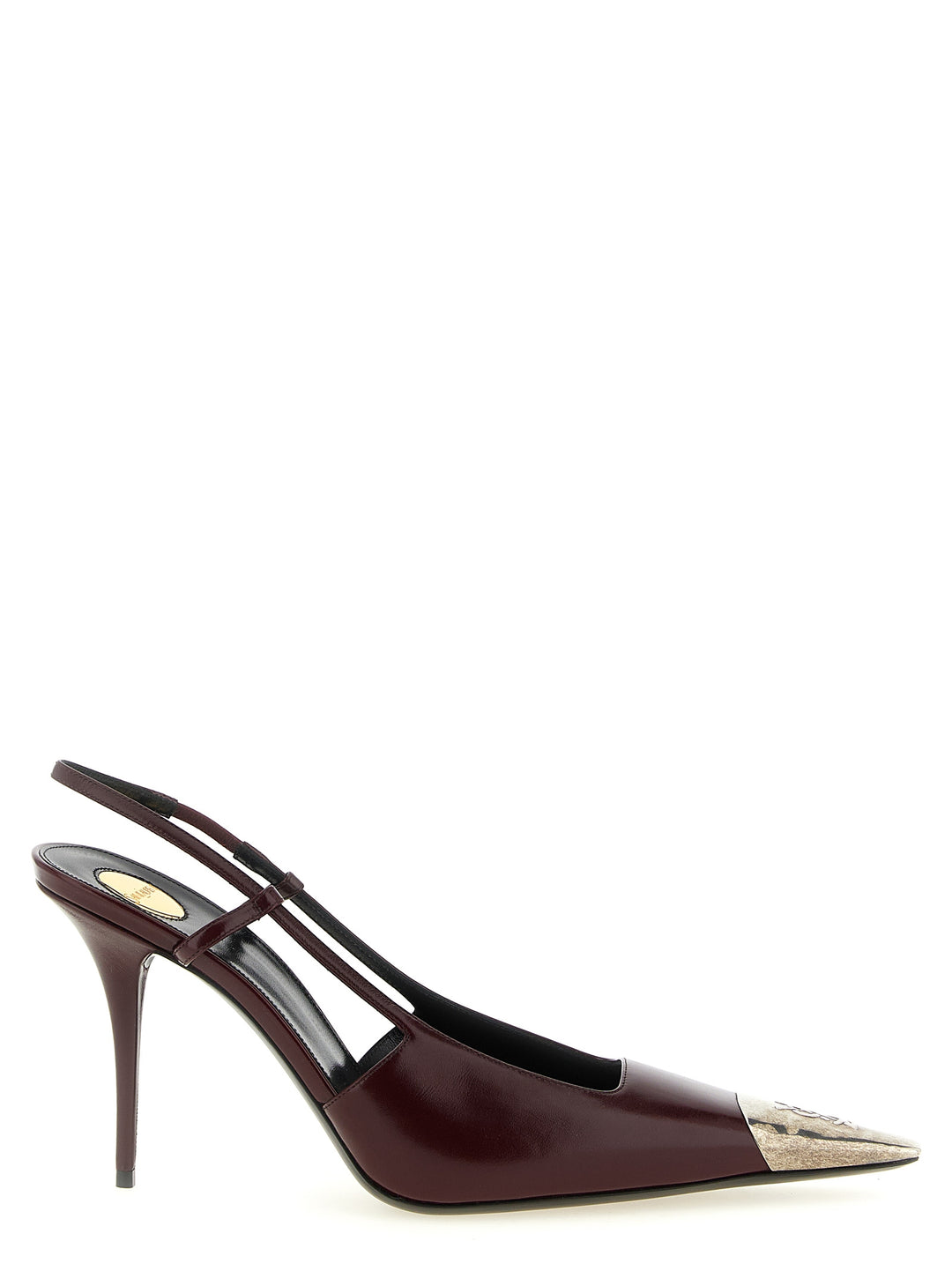 Saint Laurent Jeanne Pumps - Bordeaux | 8c1dd7c6ddf4ec02ac46e7c85d138e2e6bd53261