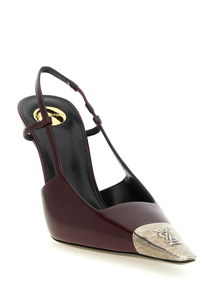 Saint Laurent Jeanne Pumps - Bordeaux | 33fd70a5136757ea6bdb2d75b3abb374d07a7c1c