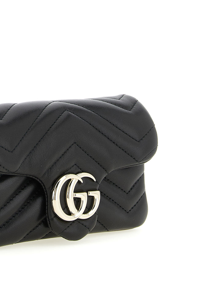 Gucci Gg Marmont Shoulder Bags - Black | 43534c0d704752f75a9f624a5295f8e00dfc1aea