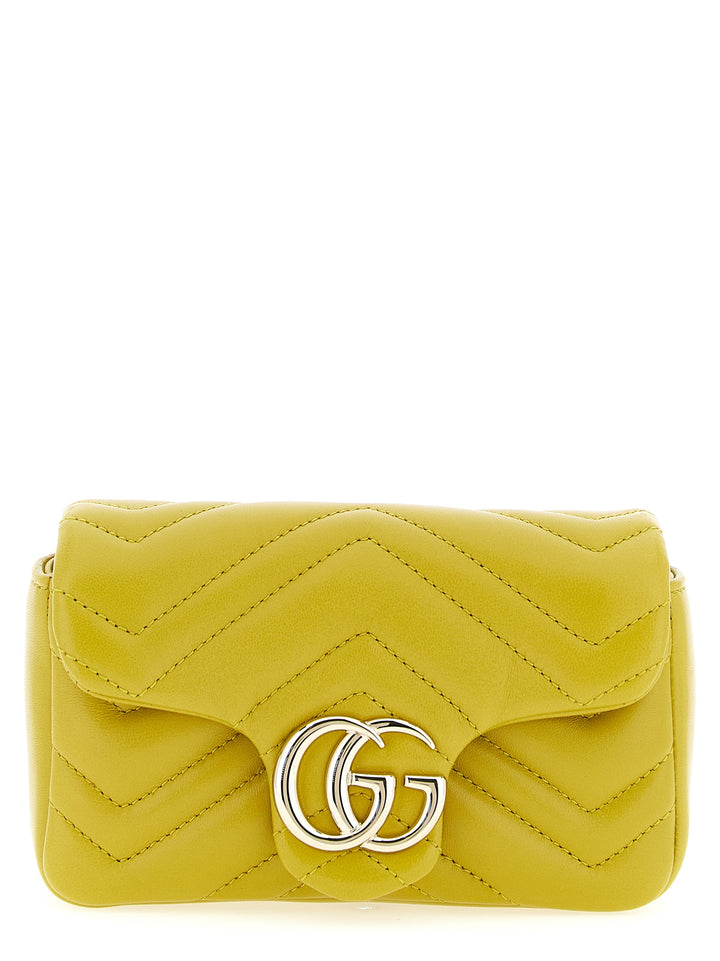 Gucci Gg Marmont Shoulder Bags - Yellow | 86e7a86690274d846de698903de458ce6a905772