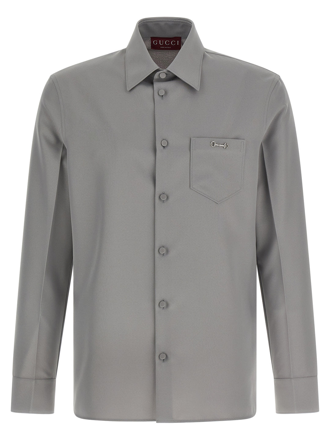 Gucci Horsebit Shirt Shirt and Blouse - Gray | d6ba726ec40da0b62d70c3d8f9dd2647356199f0