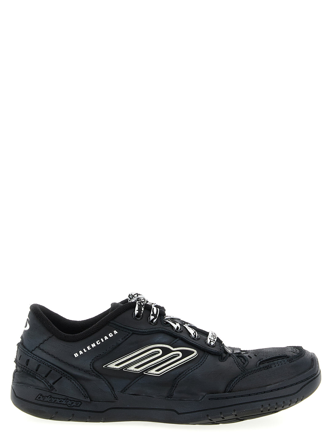 Balenciaga Hamptons Worn-Out Sneakers - Black | 972aa7fcb065899d724aea1fedff87c3e10f1e0d