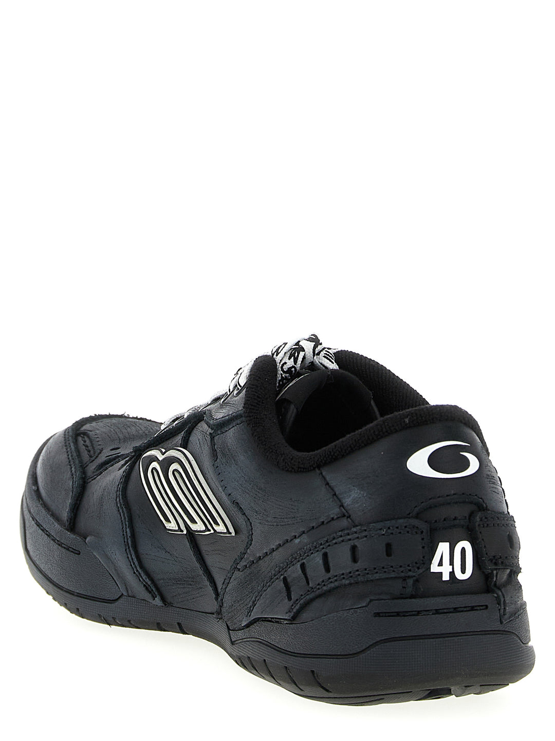 Balenciaga Hamptons Worn-Out Sneakers - Black | 34085514ddf1d253a89c6b33e7bf75d3f6ffd296
