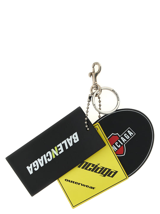 3 Tags Keyring Multicolor