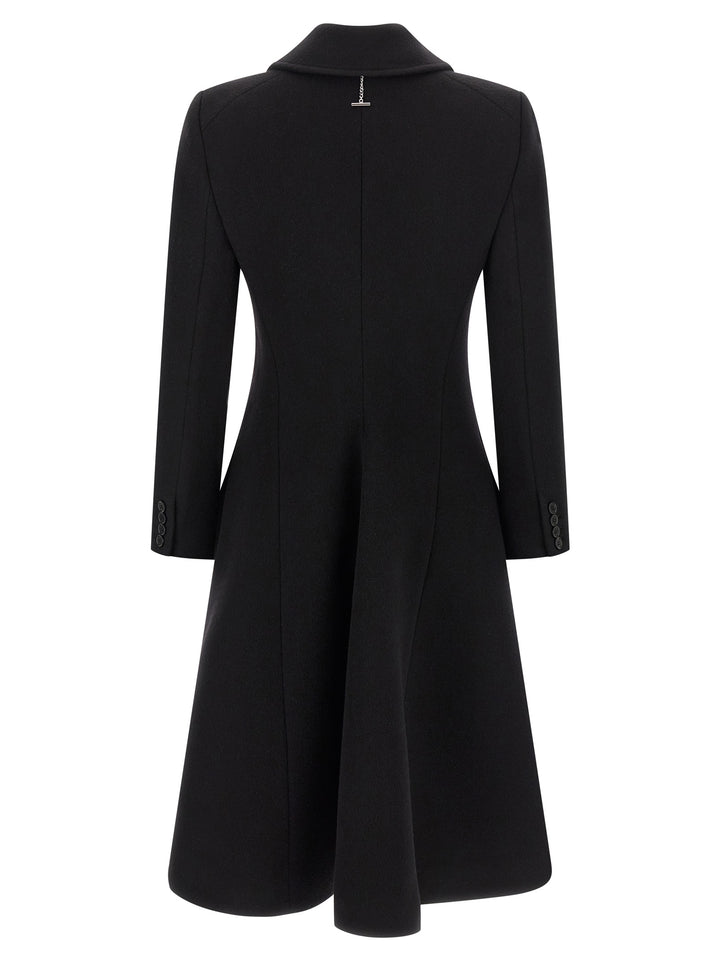 Mcqueen Wool And Cashmere Coat Coats and Trench Coats - Black | 3b3048b30b35bcddc247ebd49791c2b3a431b6f0