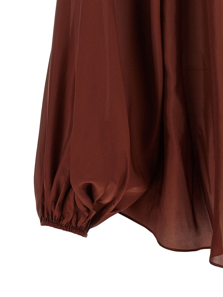 Zimmermann Aster Shirt and Blouse - Bordeaux | 70fcc3bc4b430dad2b77d20ba339d192d58fb85c