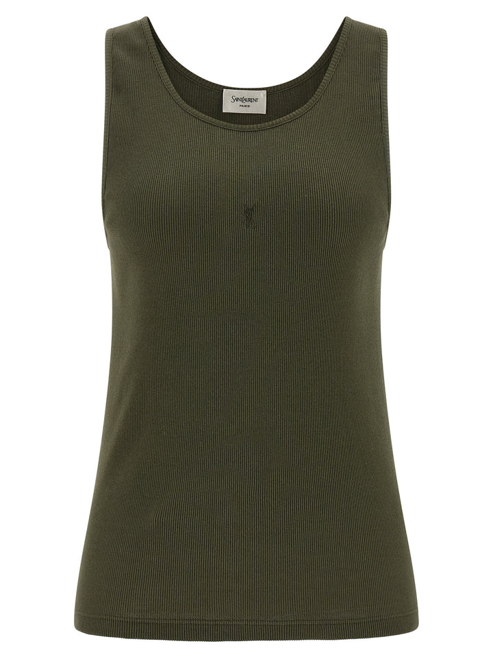 Saint Laurent Cassandre Tops - Green | f0d8cfcccb48d0586f38e98cfc8f42e1a06a090f