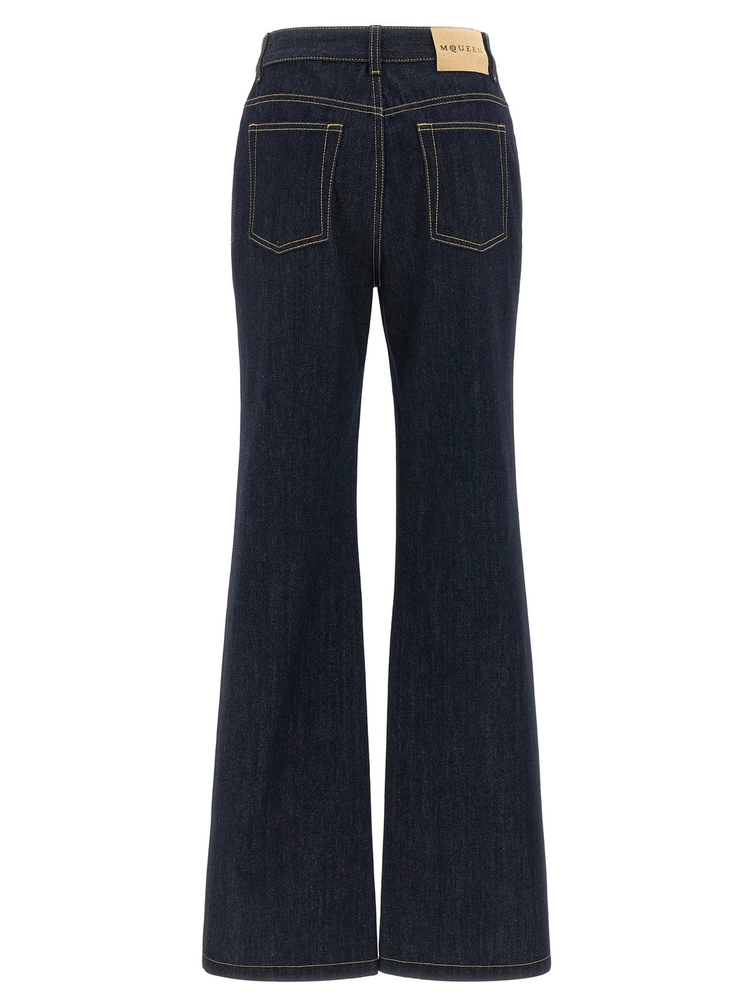 Mcqueen Straight Leg Jeans - Blue | c78a9c1c3ace56ced056f5f469c21228e62f6fa2