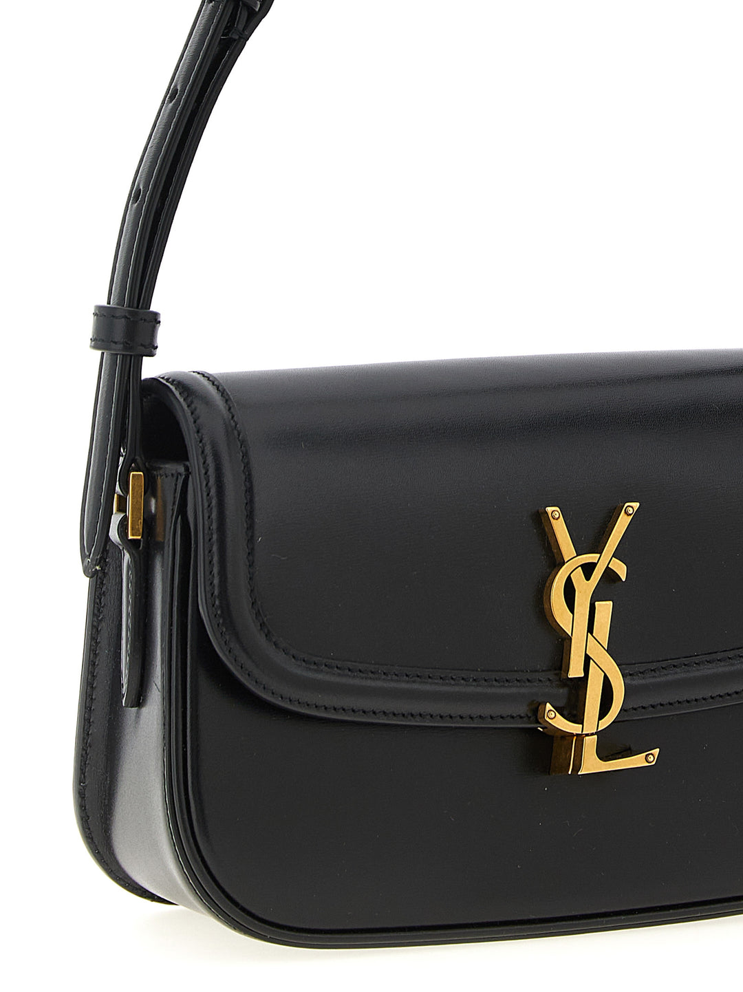 Saint Laurent Solferino Shoulder Bags - Black | 30761a4585e039b61ce8047a0bdd256d4f3d4915