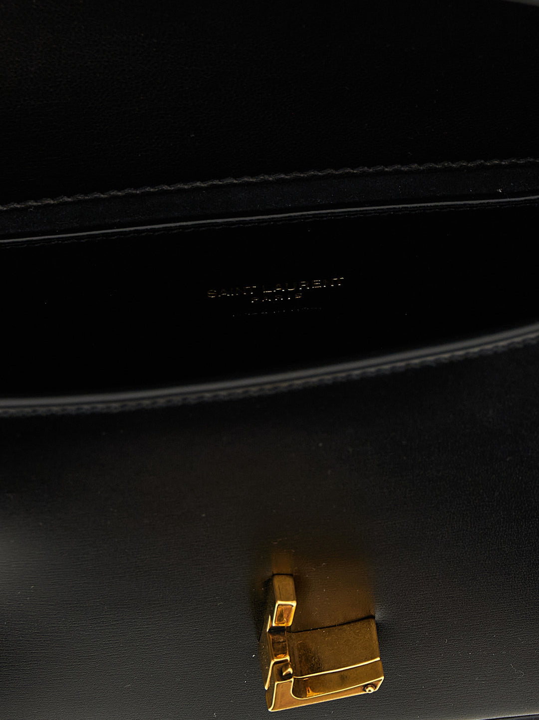 Saint Laurent Solferino Shoulder Bags - Black | fa63f8061ef9214fea265b215d85ab23ad52e966