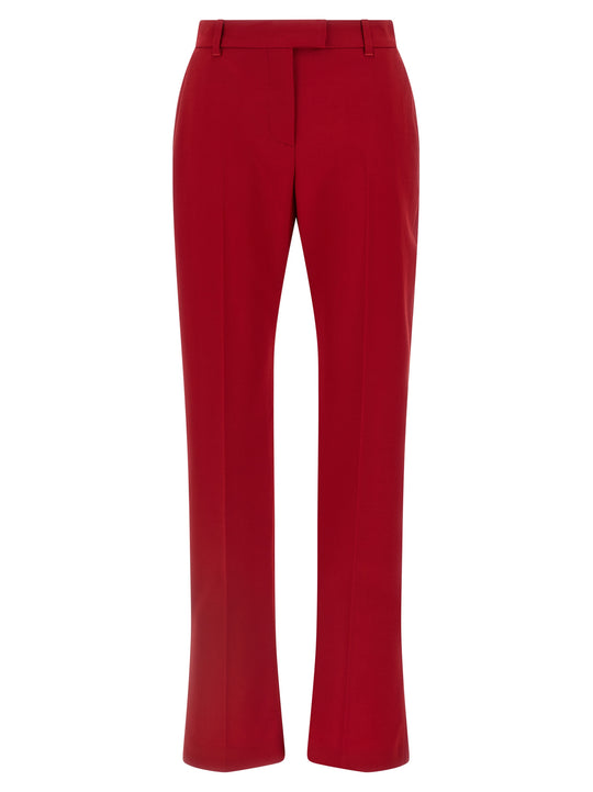 Wool Pants Red
