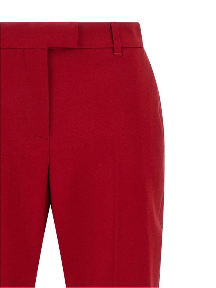 Mcqueen Wool Pants - Red | 29019025ad1241ae6571f11c20664603cee78886