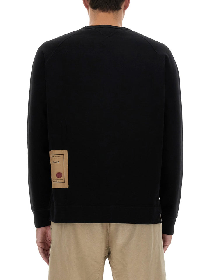 Ten C Sweatshirts - Black | Wanan Luxury