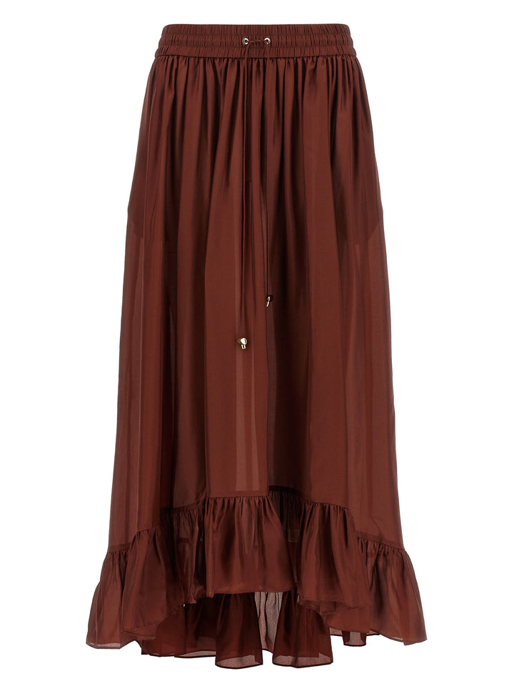Zimmermann Aster Skirts - Bordeaux | 53a98c61c0a1758db5bfc4f698be49fc185f334a