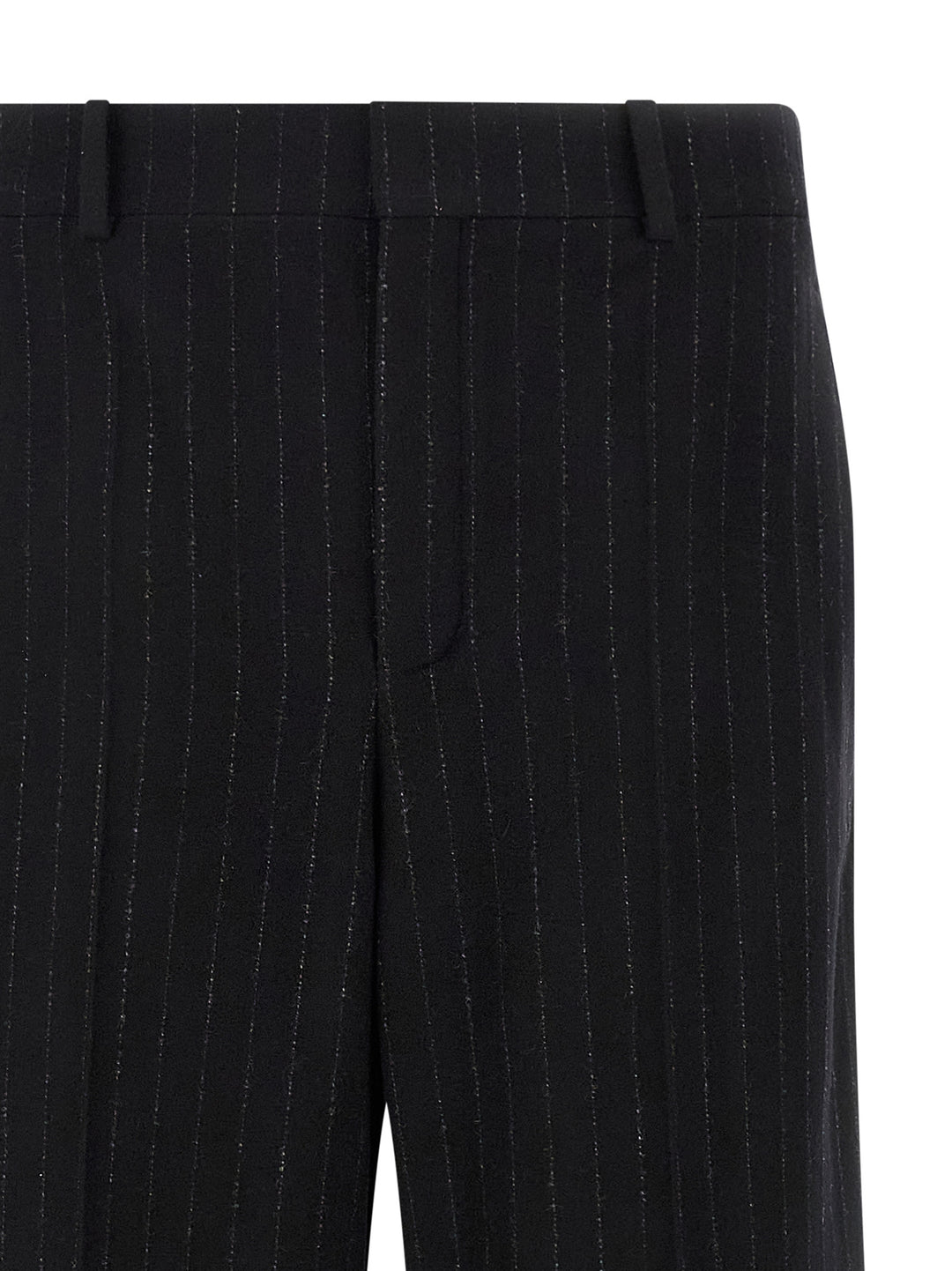 Saint Laurent Pinstripe Pants - Black | 0ab416979ee2499ebb9a0f313b352a3ec7a9d58b