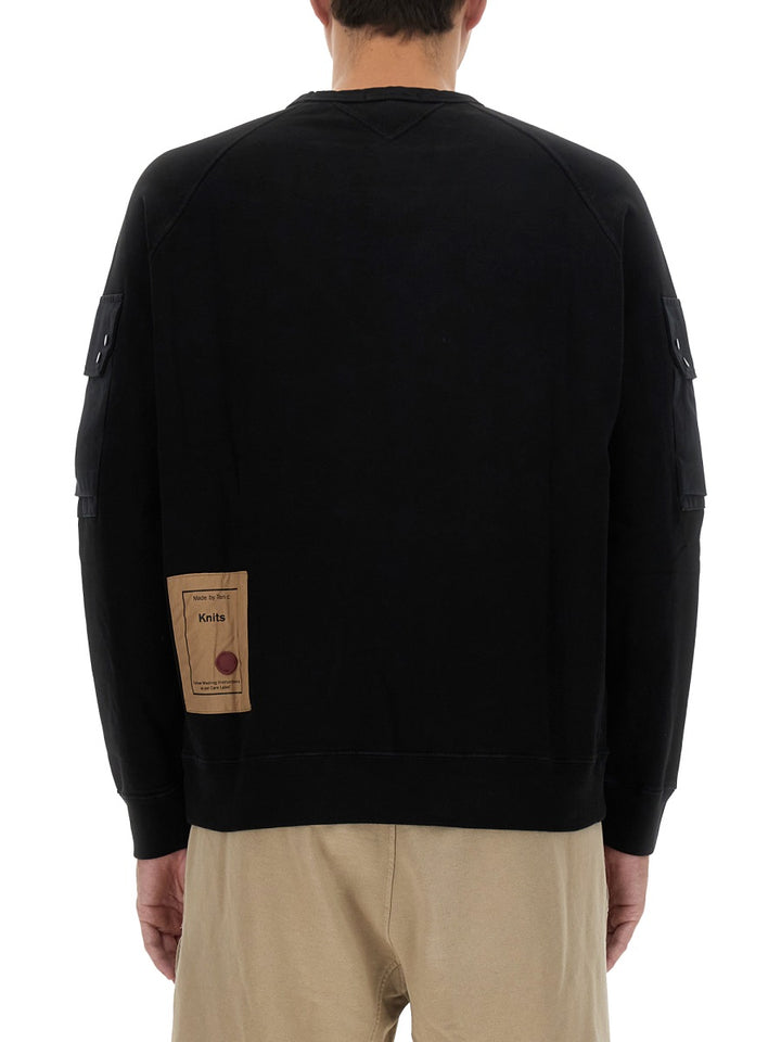 Ten C Sweatshirts - Black | Wanan Luxury