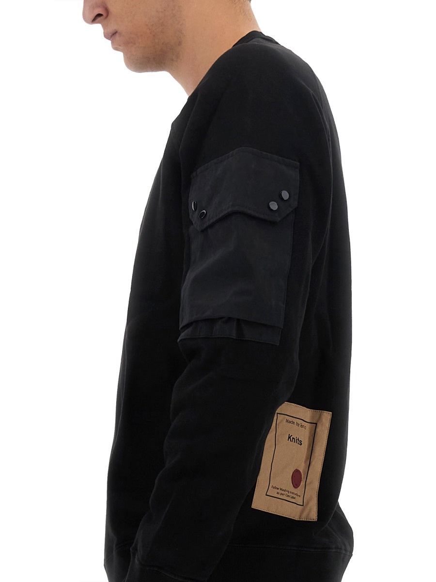 Ten C Sweatshirts - Black | Wanan Luxury