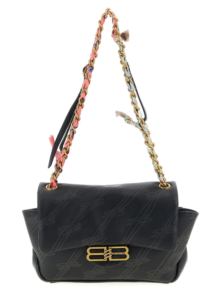 Balenciaga Darling Shoulder Bags - Black | a8785a31a073f5174bc83681d6f322b42a10d6a1
