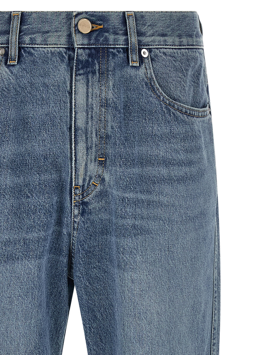 Gucci Délavé Effect Denim Jeans - Blue | 3f7791ac50ed3778295398cbd4f4fa3981fac350
