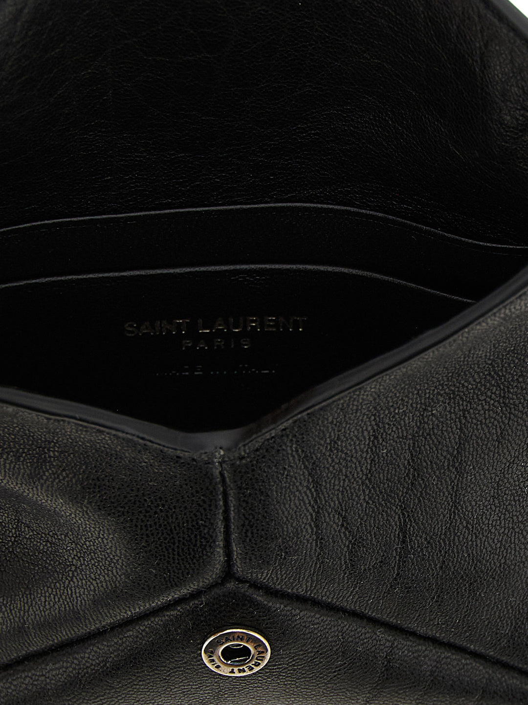 Saint Laurent Envelope Wallets and Card Holders - Black | 5ed328ce6c61717e4f8d986f51c6dc5f6920be87