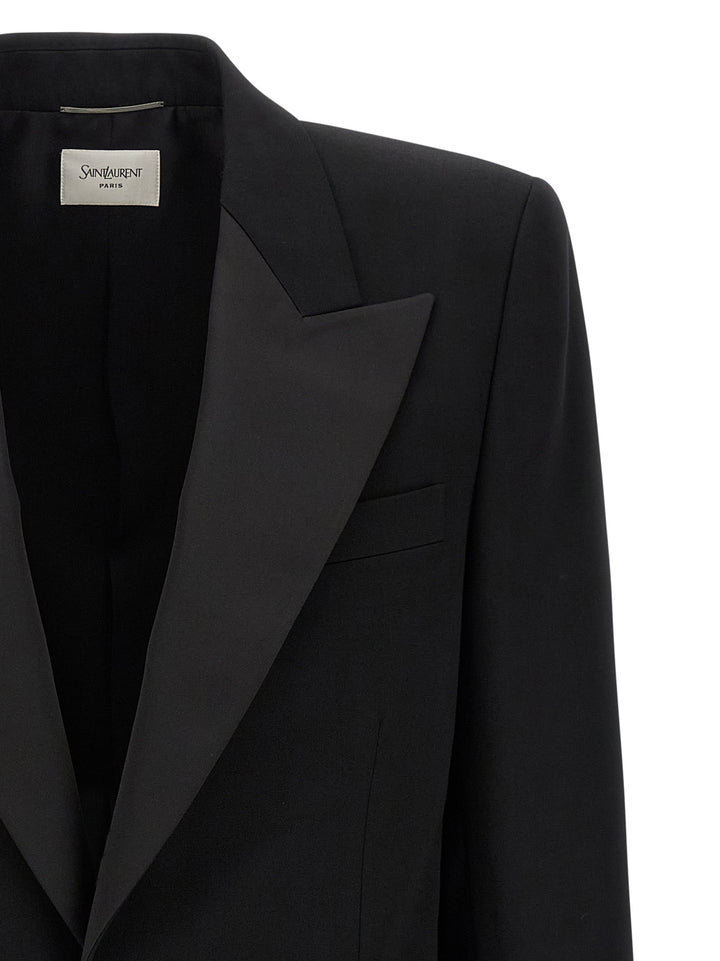 Saint Laurent Smoking Blazer - Black | c8bd2d81bed91e9706111052e89c777d72623e26