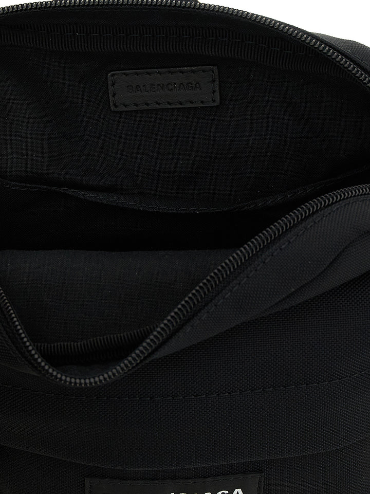 Balenciaga Explorer Crossbody Bags - Black | d90492114900090f09975ad9dc33c97ca8f382a5