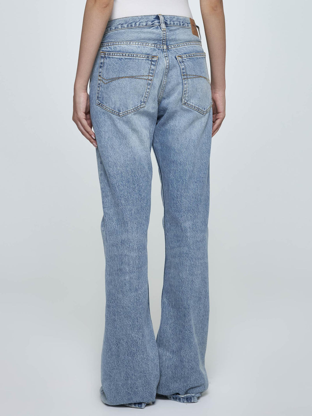 Straight Trousers Blue