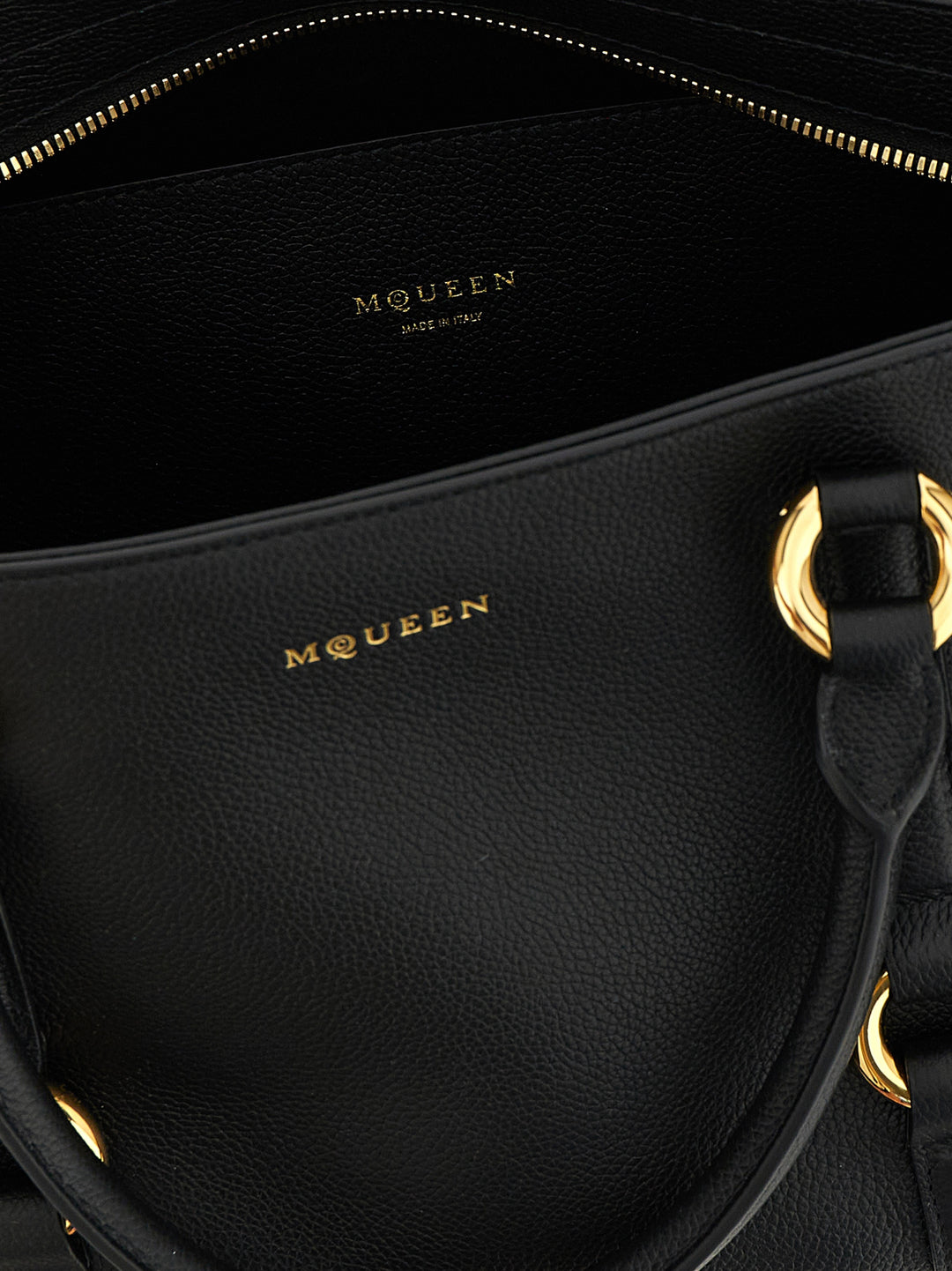 Mcqueen Farrington Hand Bags - Black | 8dc41dd522955d4f17333d973141c5b918449175