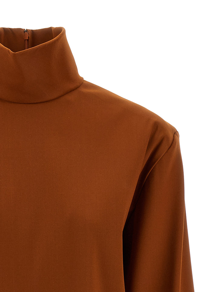 Saint Laurent Structured Shoulder Sweater Sweaters and Cardigans - Orange | dfd51f8cb264cf8b3ee977f8ce8a3b6bbb5b4a60