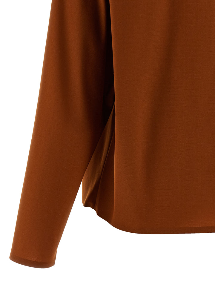 Saint Laurent Structured Shoulder Sweater Sweaters and Cardigans - Orange | 8b7bb9bf3362e33e871974653c730a355a5074a6