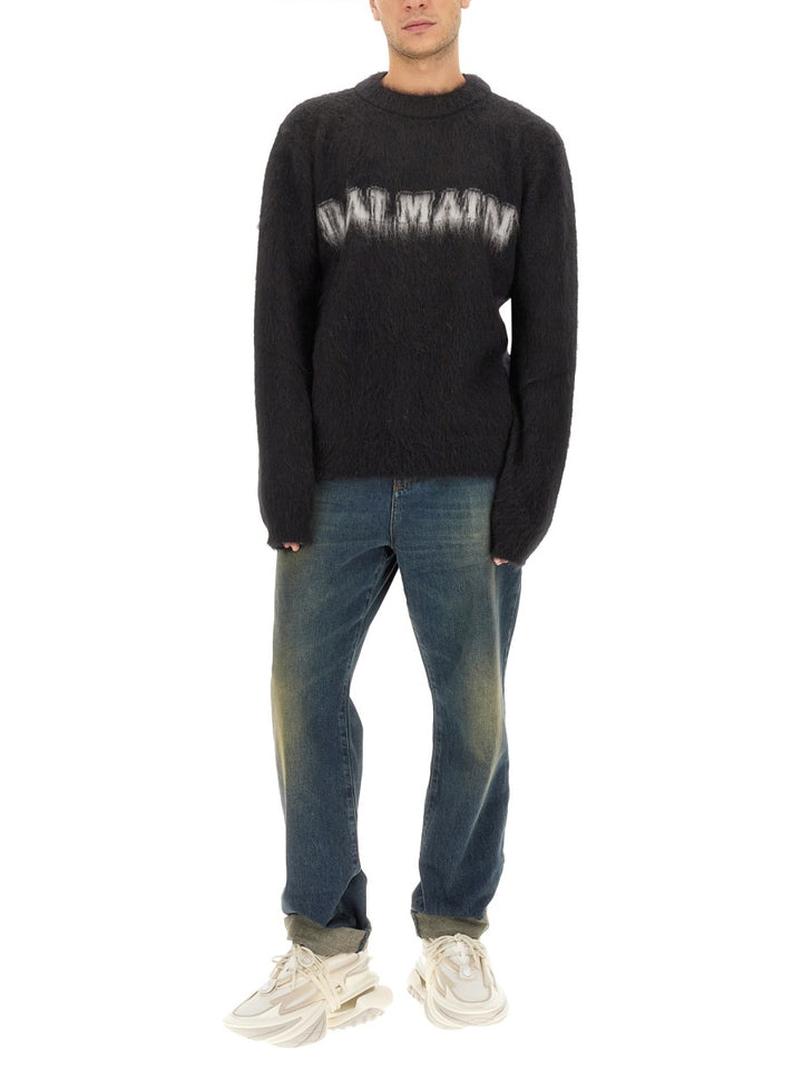 Balmain Sweatshirts - Black | Wanan Luxury