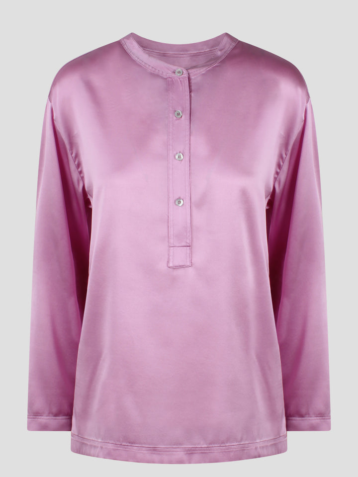 Silk satin shirt