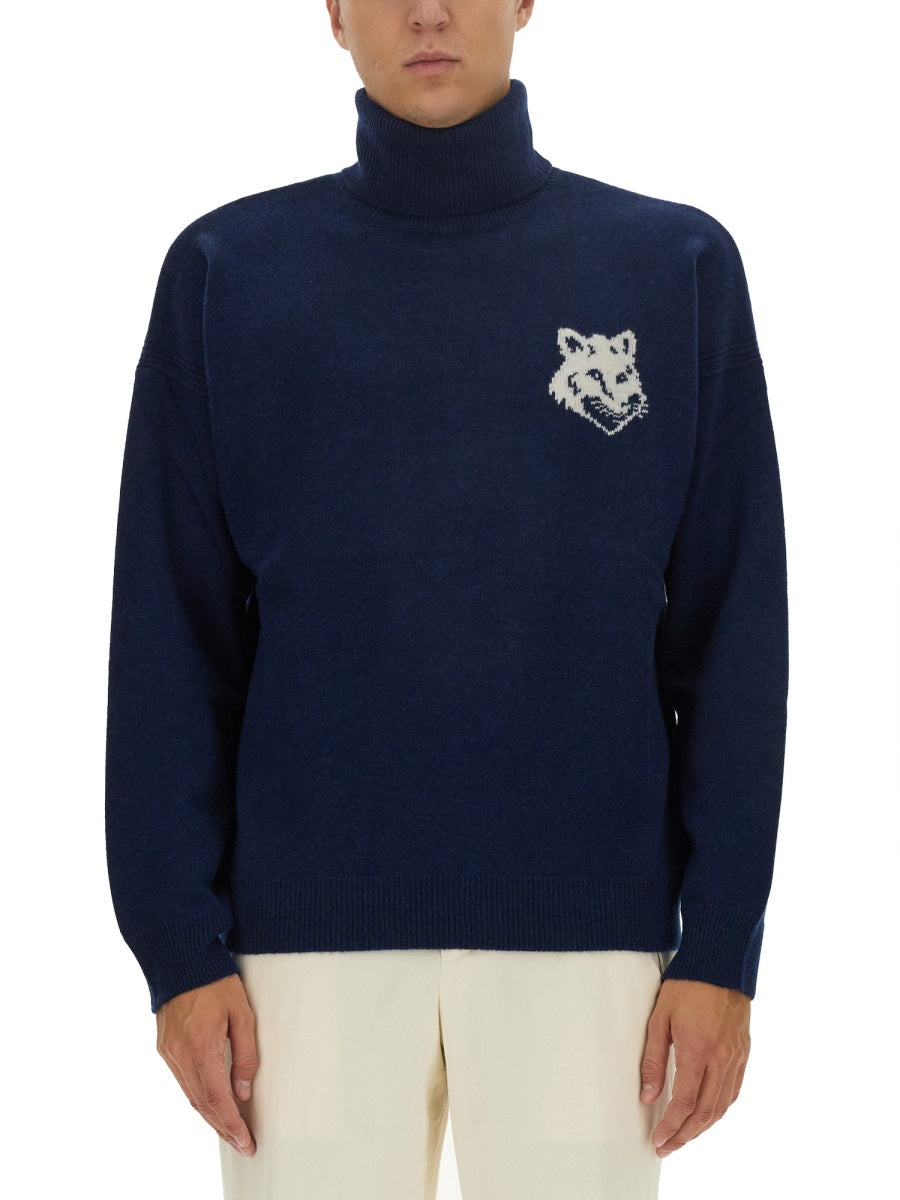 Maison Kitsuné Sweaters - Blue | Wanan Luxury