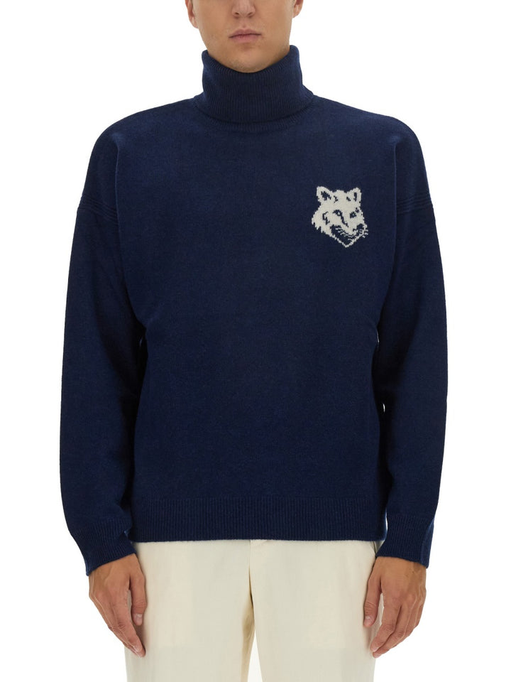 Maison Kitsuné Sweaters - Blue | Wanan Luxury